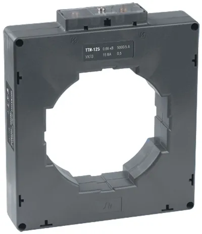 Трансформатор тока IEK ТТИ-125 ITT70-2-15-5000, 5000/5 А, кл. 0.5, 15 В·А