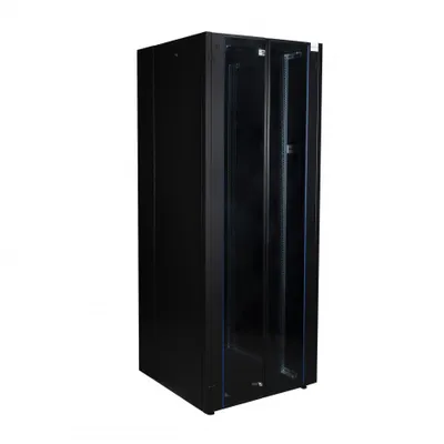 Шкаф телекоммуникационный Datarex DR-738521, 19", 42U, 800×800 мм, чёрный