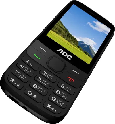 Мобильный телефон AOC 280 A (CTA280BK/00), 2 SIM, 2.8" 320×240, GSM