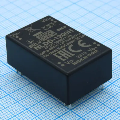 DC/DC LED Mean Well NLDD-1200H, 6…46В/1.2А, DIMM, в плату