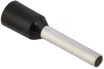 Наконечник НШВИ IEK UGN11-D15-010-100, 1.5-10, черный, 100шт