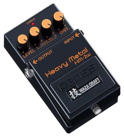 Педаль эффектов Boss HM-2W, дисторшн, Waza Craft, 9 В