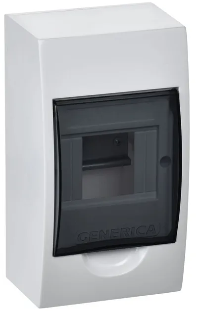 Корпус IEK GENERICA MKP12-N-04-41-G, навесной, 4 модуля, IP41