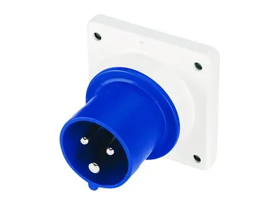 Вилка скрытой установки DKC DIS2431693, 16A, 2P+E, IP44, 230В