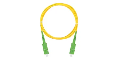 Патч-корд NIKOMAX NMF-PC1S2C2-SCA-SCA-001, OS2, SC/APC, 1м, жёлтый