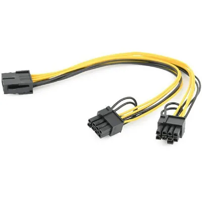 Кабель Cablexpert CC-PSU-85, PCI-E 6-pin на 6+2 pin ×2, 0.3 м