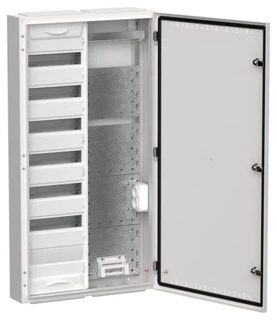 Корпус шкафа IEK TITAN 5 ЩРн-84 (2х84), 1085х570х140 мм, IP30, белый