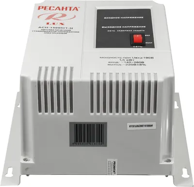 Стабилизатор напряжения Ресанта АСН-1500Н/1-Ц, 1.5 кВА, однофазный, 220 В
