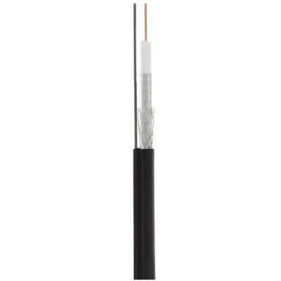 Кабель NETLAN EC-C2-21123D-BK-3, коаксиальный RG-11, 75 Ом, 305м