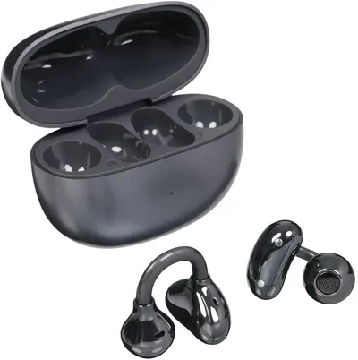 Гарнитура TECNO Freehear 2 OW02, Bluetooth, клипса, IP54, чёрный