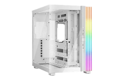 BGW66 - Компьютерный корпус, Bequiet!, LIGHT BASE 600 DX White, BGW66, Без Б/П, ATX PS/2, E-ATX/ ATX/ M-ATX/ Mini-ITX, 2xUSB 3.0, USB 3.1 Gen 2 Type C, Mic+Audio, Midi Tower, Чёрный
