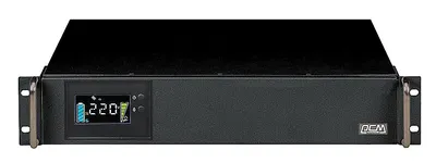 ИБП POWERCOM King Pro RM KIN-1200AP LCD, 1200 ВА/960 Вт, 2U, 6×C13