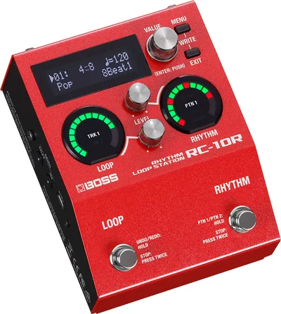 Лупер Boss RC-10R, драм-машина и лупер, 280+ ритмов, 32-бит, MIDI, USB