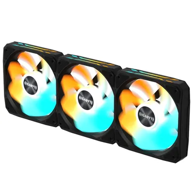 Вентилятор в корпус Gigabyte GBT EZRVSFAN1203, 3×120 мм, ARGB, PWM