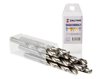 Набор свёрл ZALTAR ZA-73100-S10, HSS-G, DIN 338, 10 мм, 10 шт