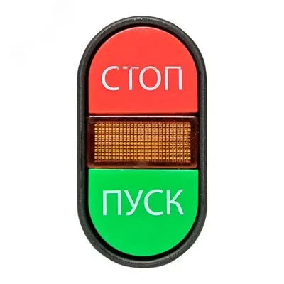 Кнопка АРВВ-22N "Пуск-стоп" овал. 220В NO+NC pbn-apbb-o