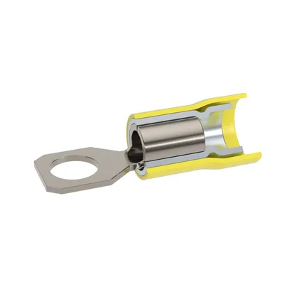 Наконечник под винт DKC 2C6P-DS-PVC, 2.5-6 мм², М6, ПВХ, 100 шт