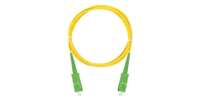 Патч-корд NIKOMAX NMF-PC1S2C2-SCA-SCA-001, OS2, SC/APC, 1м, жёлтый