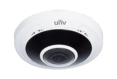 Видеокамера Uniview IPC815SB-ADF14K-I0, Fisheye IP антивандальная, 5 Мп, 1.4 мм, ИК до 10 м