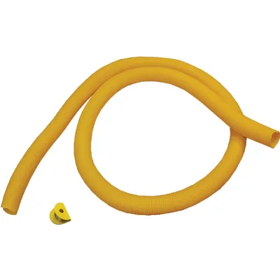 Гофротруба LANMASTER LAN-OT-TUBE-80, 80 мм, 3 м, с разрезом, жёлтая