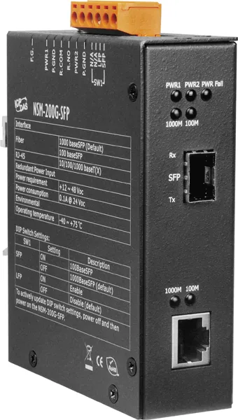 Конвертер NSM-200G-SFP CR