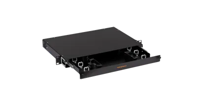 Органайзер оптический NIKOMAX NMC-OKFP-SL-1U-BK, 19", 1U, черный