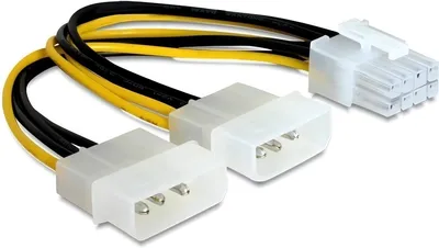 Разветвитель питания Cablexpert CC-PSU-81, 2×Molex — PCI-Express 8-pin, 100 мм