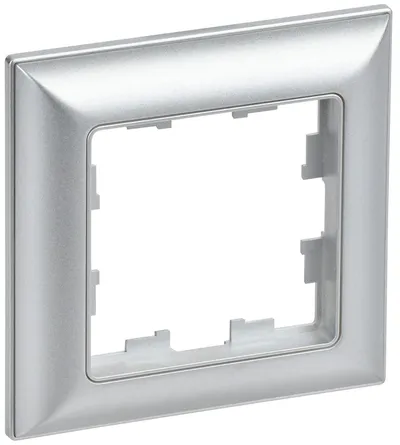 Рамка для выключателя IEK BR-M12-12-K47, BRITE РУ-1-Бр, 1-местная, алюминий
