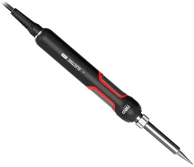 Паяльник Deli DL394280, электрический, 80 Вт, до 500 °C, сменное жало