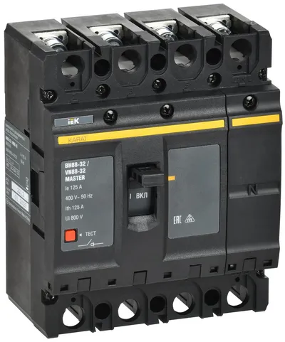Выключатель-разъединитель IEK KAM-VN10-4-0125, 4P, 125 А, 380 В