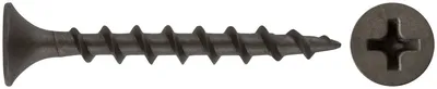 Саморез гипсокартон/дерево FIT 22032-2, 3,5х32, черный, 25шт