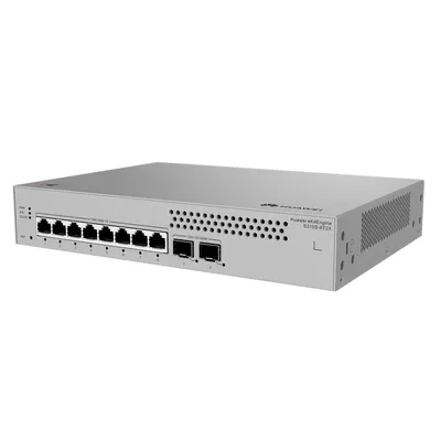 98012459 HUAWEI S310S-8T2X (L2+, 8*10/100/1000BASE-T ports, 2*10GE SFP+ ports, built-in AC  power,  Fanless)