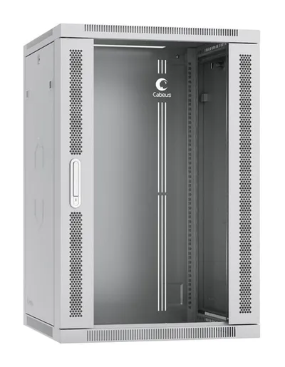 Шкаф телекоммуникационный Cabeus SH-05F-18U60/35-R, настенный, 19", 18U, 600x350x901 мм
