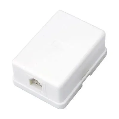 Розетка телефонная Rexant 03-0001, RJ-14, 1 порт, внешняя