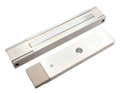 Электромагнитный замок ALeko ALM-300P, 12 В, 300 кг, IP54, с датчиком двери