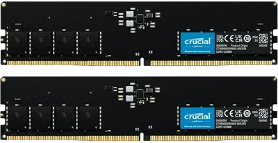 Оперативная память Crucial CT2K32G56C46U5, 64 ГБ (2×32), DDR5-5600