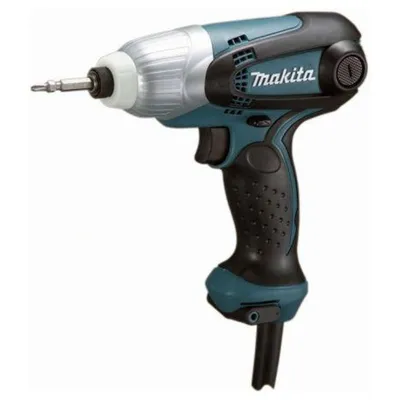 Шуруповёрт ударный Makita TD0101, 230 Вт, 100 Нм, HEX 1/4"