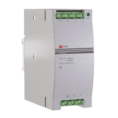 Блок питания EKF DR-75W-12, 12В