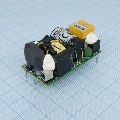 AC-DC Mean Well MFM-15-12, 15Вт, 12В/1.25А, на плате