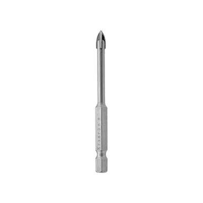 Сверло REXANT KR-91-0646 по стеклу и керамике, Ø3 мм, 4 грани, шестигранный хвостовик