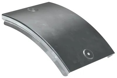 Крышка отвода IEK CPV41D-0-45-100-08-HDZ, 45°, 100 мм, сталь, горячий цинк