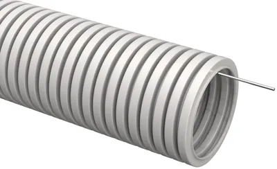 Труба гофрированная IEK CTG20-16-K41-010I, ПВХ, 16 мм, с зондом, 10 м, серая