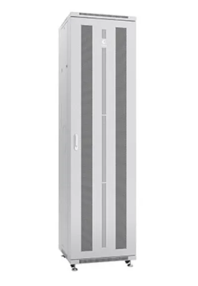 Шкаф Cabeus ND-05C-47U60/80, 19", 47U, 600x800x2277 мм, перфорированные двери, IP20, RAL 7035
