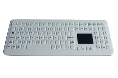Клавиатура KEY TECHNOLOGY K-TEK-M399TP-KP-FN-DT-W-US/RU-USB, IP68, 101–109 клавиш, тачпад, USB