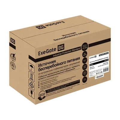ИБП ExeGate SpecialPro Smart LLB-1000.LCD.AVR.1SH.2C13.RJ.USB, 1000 ВА / 550 Вт
