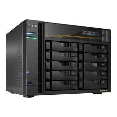 СХД ASUSTOR AS6810T LOCKERSTOR 10 Gen3, 10 отсеков, 16 ГБ DDR5