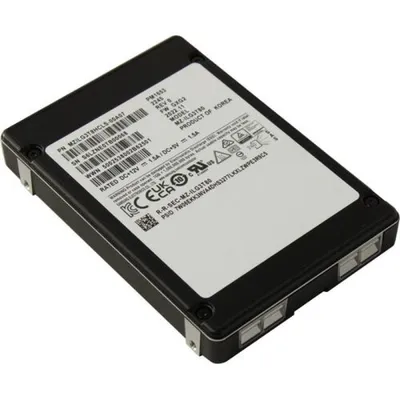 Твердотельный накопитель Samsung PM1653 MZILG3T8HCLS-00A07, 3.84 ТБ, SAS 24 Гбит/с, 2.5"