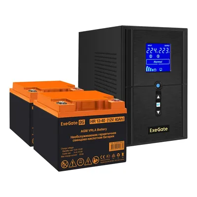 ИБП Exegate EX296794RUS, 1000VA/800W, чистая синусоида