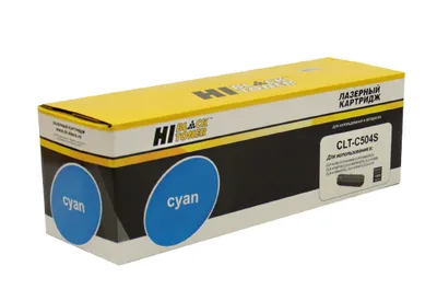 Картридж Hi-Black HB-CLT-C504S для Samsung CLP-415/470/475, C, 1.8K