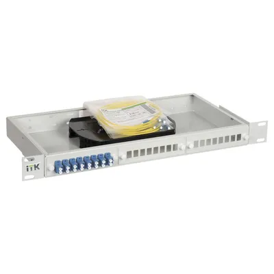 Кросс оптический ITK FOBX24-1U-24LCUD09, 1U, 24×LC duplex, OS2